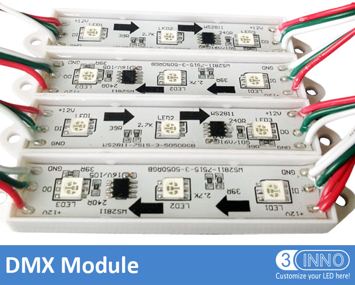 DMX LED Module (75x15mm)