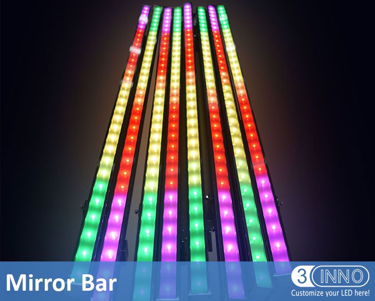 DMX 3D Bar Pixel ống Regid dải Regid ống nhôm thanh DMX Bar DMX Pixel 3D Bar DMX Regid Bar tuyến tính ánh sáng 3D Strip